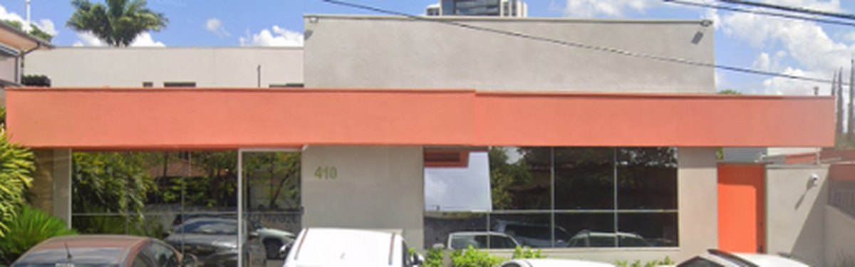 Fachada da Unidade IV da Clínica Escalada, na Rua Sir Alexander Fleming, 410, em Nova Campinas